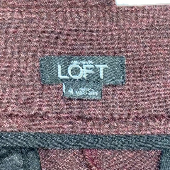 Ann Taylor LOFT Maroon Trousers - Picture 4 of 4